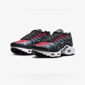 Nike Air Max Plus Shoes Bright Crimson Grey White CD0609 604 GS Youth sz 6.5Y