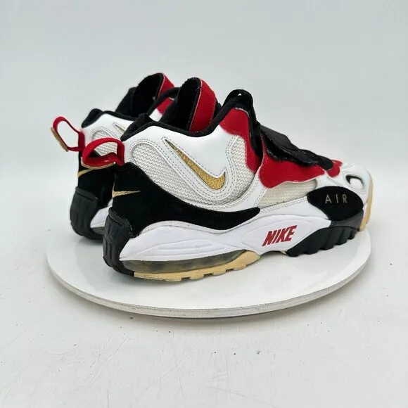 Nike Air Max Speed Turf 49ers Men Size 10 525225-101 Black white Red Shoes