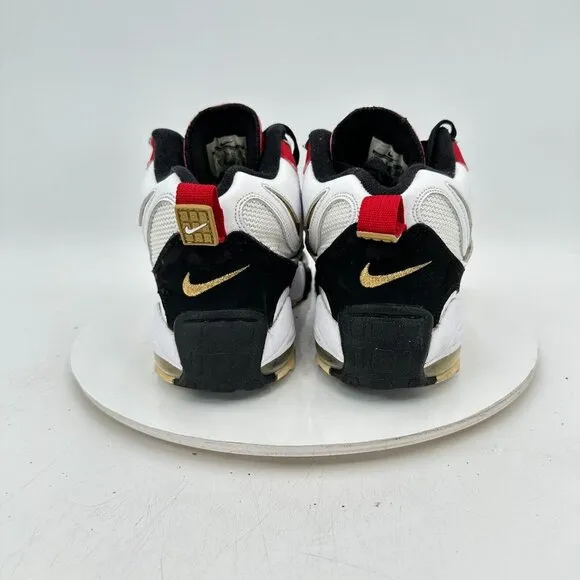 Nike Air Max Speed Turf 49ers Men Size 10 525225-101 Black white Red Shoes