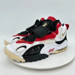 Nike Air Max Speed Turf 49ers Men Size 10 525225-101 Black white Red Shoes