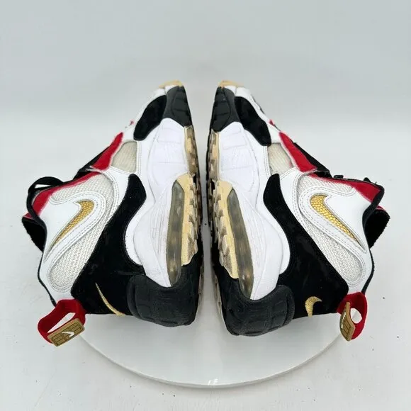 Nike Air Max Speed Turf 49ers Men Size 10 525225-101 Black white Red Shoes