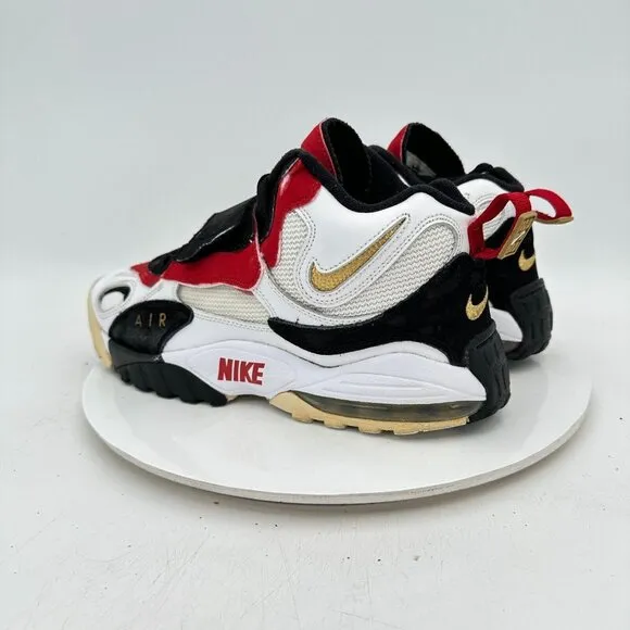 Nike Air Max Speed Turf 49ers Men Size 10 525225-101 Black white Red Shoes