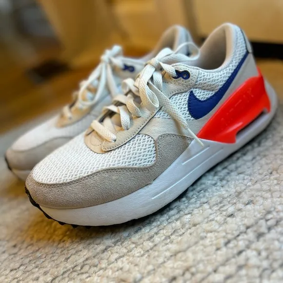Nike Air Max System White Brite Crimson Lapis Women’s Shoes