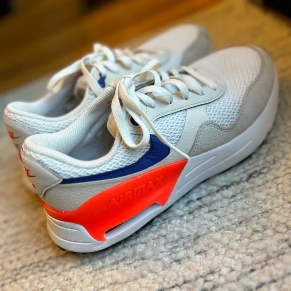 Nike Air Max System White Brite Crimson Lapis Women’s Shoes