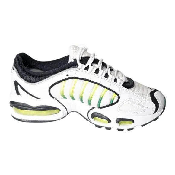 NIKE Air Max Tailwind 4 &quot;White Volt Black&quot; Runing Shoes Size M5.5/W7