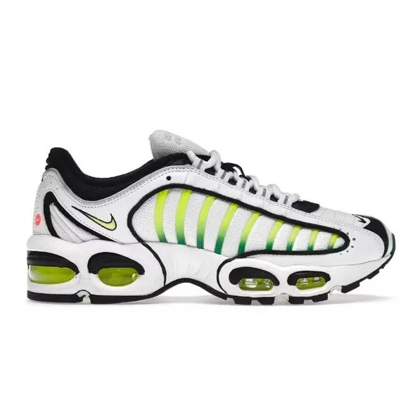 NIKE Air Max Tailwind 4 &quot;White Volt Black&quot; Runing Shoes Size M5.5/W7