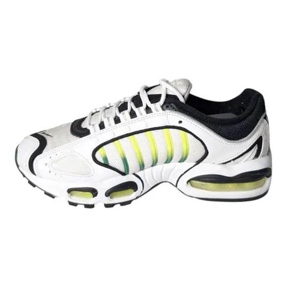 NIKE Air Max Tailwind 4 &quot;White Volt Black&quot; Runing Shoes Size M5.5/W7
