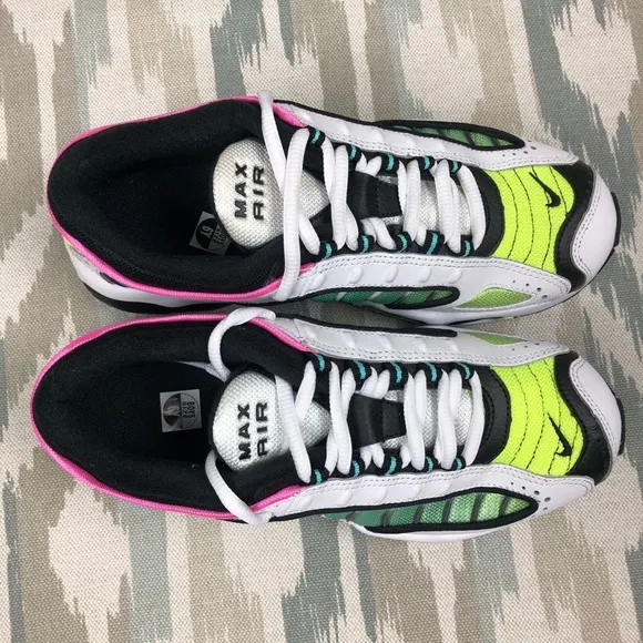 Nike Air Max TailWind 4 GS Women Shoes White/Black China Rose BQ9810102 Size 5.5