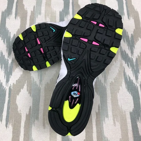 Nike Air Max TailWind 4 GS Women Shoes White/Black China Rose BQ9810102 Size 5.5