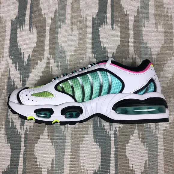 Nike Air Max TailWind 4 GS Women Shoes White/Black China Rose BQ9810102 Size 5.5