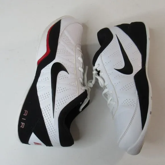Nike Air Ring Leader Low Mens Black Red White Size 8.5