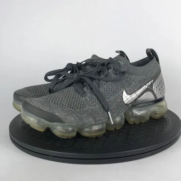 Nike Air VaporMax 2 Grey Chrome Running Shoes 942842-014 Men’s Size 7.5