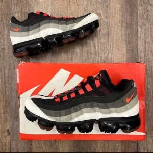 Nike Air Vapormax 95 Hot Red Black Pewter White