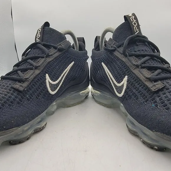 Nike Air VaporMax Flyknit 2021 Womens Size 8 Black Speckled Shoes DC4112-002