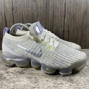 Nike Air Vapormax Flyknit 3 Barely Volt White Shoes AJ6910-102 Women’s Size 6