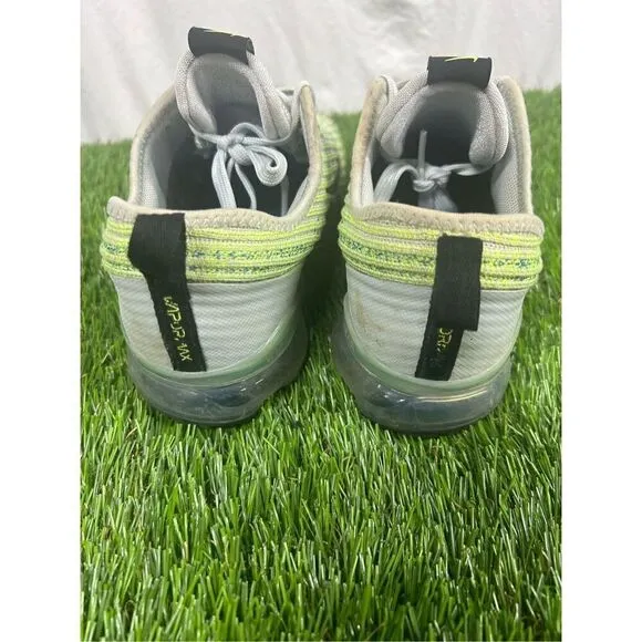 Nike Air VaporMax Flyknit 3 GS Light Silver Volt Size 5.5Y Womens 7 BQ5238-002