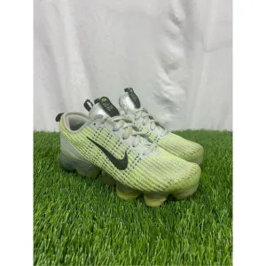 Nike Air VaporMax Flyknit 3 GS Light Silver Volt Size 5.5Y Womens 7 BQ5238-002