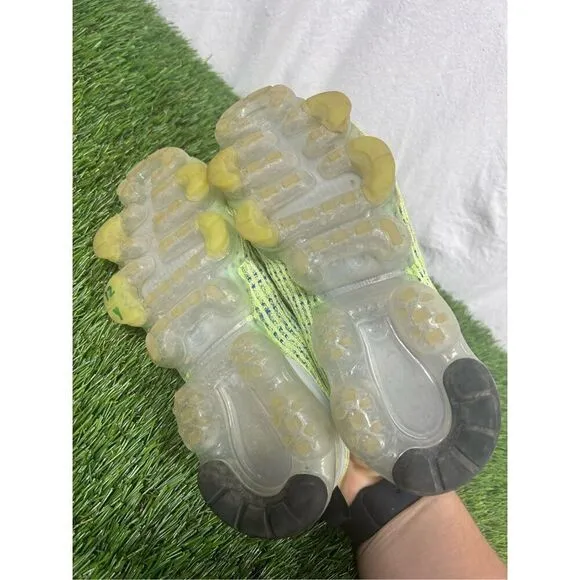Nike Air VaporMax Flyknit 3 GS Light Silver Volt Size 5.5Y Womens 7 BQ5238-002