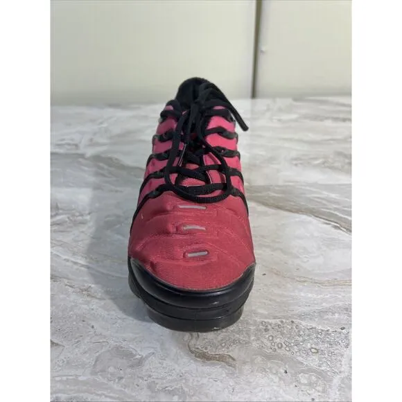 Nike Air VaporMax Plus Sneakers Women’s 8 Red Violet Blue Low Top Lace Up Shoes