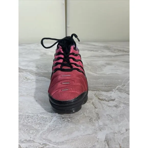 Nike Air VaporMax Plus Sneakers Women’s 8 Red Violet Blue Low Top Lace Up Shoes