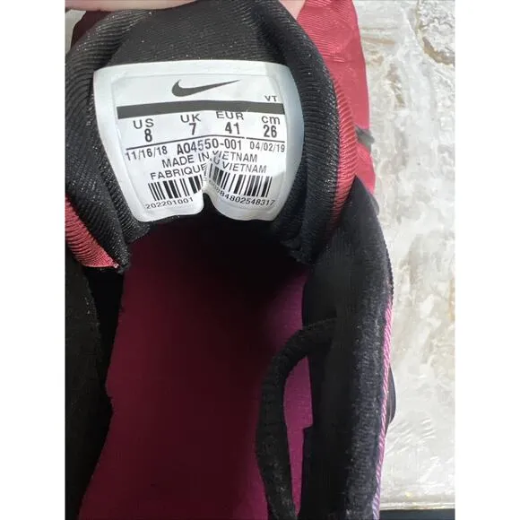 Nike Air VaporMax Plus Sneakers Women’s 8 Red Violet Blue Low Top Lace Up Shoes