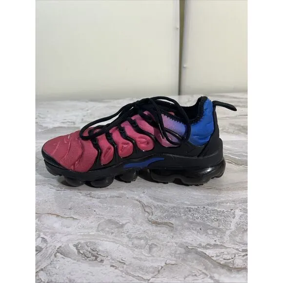 Nike Air VaporMax Plus Sneakers Women’s 8 Red Violet Blue Low Top Lace Up Shoes