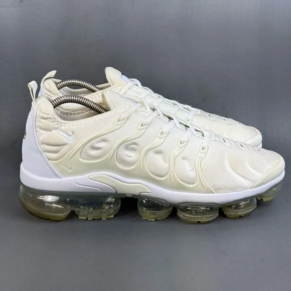 NIKE Air VaporMax Plus White/Pure Platinum sneaker shoes men’s size 10