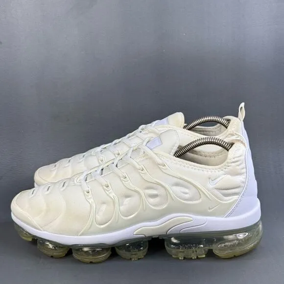 NIKE Air VaporMax Plus White/Pure Platinum sneaker shoes men’s size 10