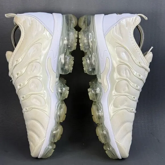NIKE Air VaporMax Plus White/Pure Platinum sneaker shoes men’s size 10