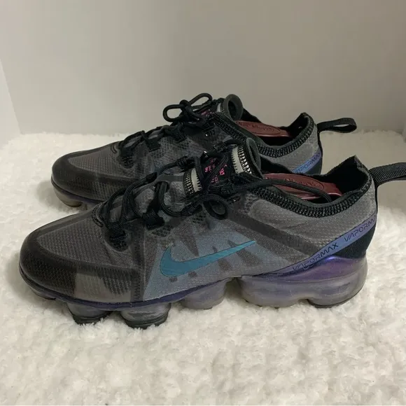Nike Air VaporMax Running Shoes #AJ2616-003 Gray/Black/Blue/Pink Women’s Sz 6.5Y