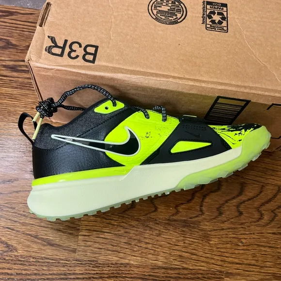 Nike Air Zoom Diamond Elite Volt/Black Turf Baseball Shoes All Star Men Size 7