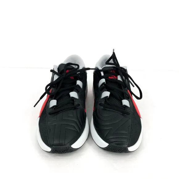 NIKE Air Zoom Freak 5 Basketball Shoes Mens 8.5 Womens 10 Black Red Giannis NWOB