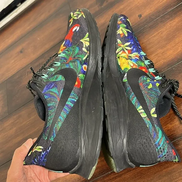 Nike Air Zoom Pegasus 35 GPX RS Black  Floral Shoes AV3252-001 Men’s Size 15