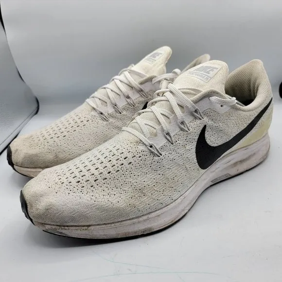 Nike Air Zoom Pegasus 35 TB Mens 13 White Athletic Running Shoes AO3905-100