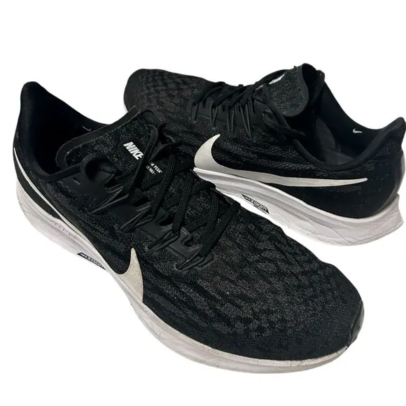 Nike Air Zoom Pegasus 36 Men's Black Sneakers Running shoes AQ2203-002 Sz 11.5