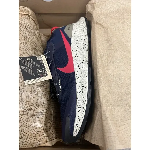 Nike Air Zoom Pegasus Trail 3 GTX Obsidian Red Shoes DC8793-401 Men's Size 11.5