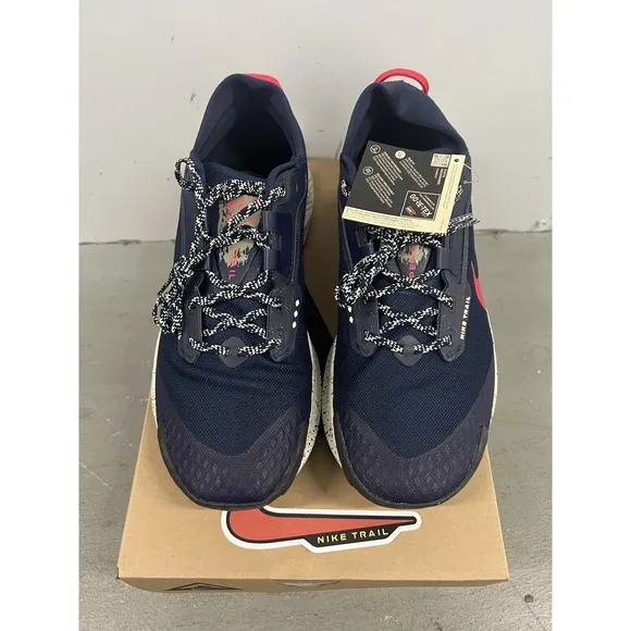 Nike Air Zoom Pegasus Trail 3 GTX Obsidian Red Shoes DC8793-401 Men's Size 11.5