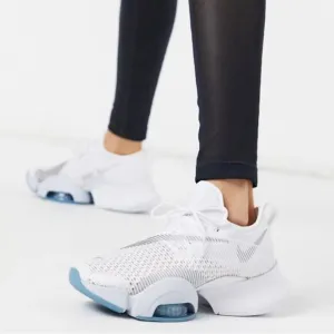 Nike Air Zoom Superrep White Platinum Sneakers Womens Size 8.5 BQ7043-100