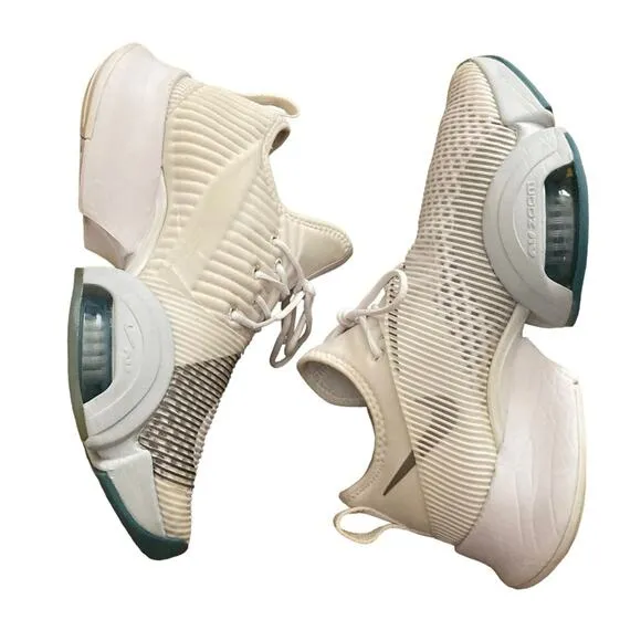 Nike Air Zoom Superrep White Platinum Sneakers Womens Size 8.5 BQ7043-100