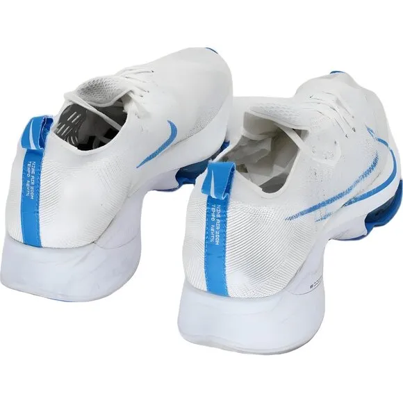 Nike Air Zoom Tempo NEXT Running Shoes Men's Size 13 White Blue