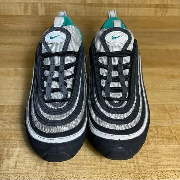 Nike Air Max 97 (GS) Shoes Size 4Y Women’s 5.5 Clear Emerald Style 921522 006.