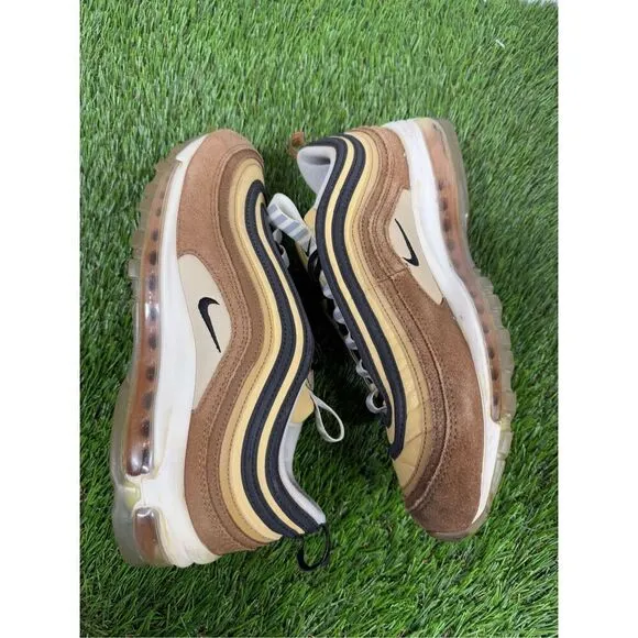 Nike Air Max 97 ‘Unboxed - Bar Code’  Mens sz 10 US 921826-201 Pre-Owned &amp; Laces
