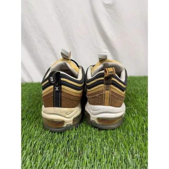 Nike Air Max 97 ‘Unboxed - Bar Code’  Mens sz 10 US 921826-201 Pre-Owned &amp; Laces