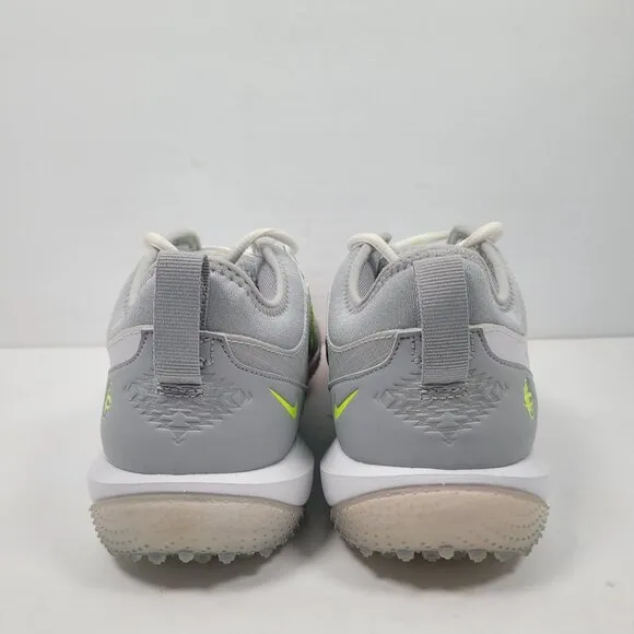 Nike Alpha Huarache 7 Pro TF Lax Men's White Gray Shoes CJ0235-101 US Sz 10.5