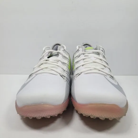 Nike Alpha Huarache 7 Pro TF Lax Men's White Gray Shoes CJ0235-101 US Sz 13 NWB
