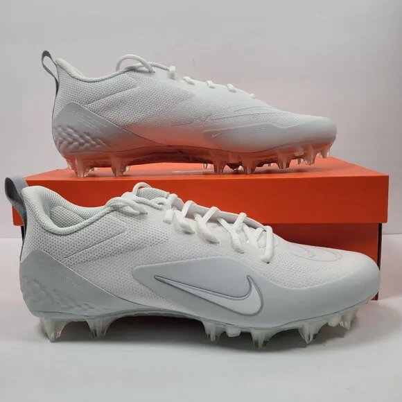 Nike Alpha Huarache 8 Pro Lax Men's White Cleats CW4439-110 US Size 10.5 NWB