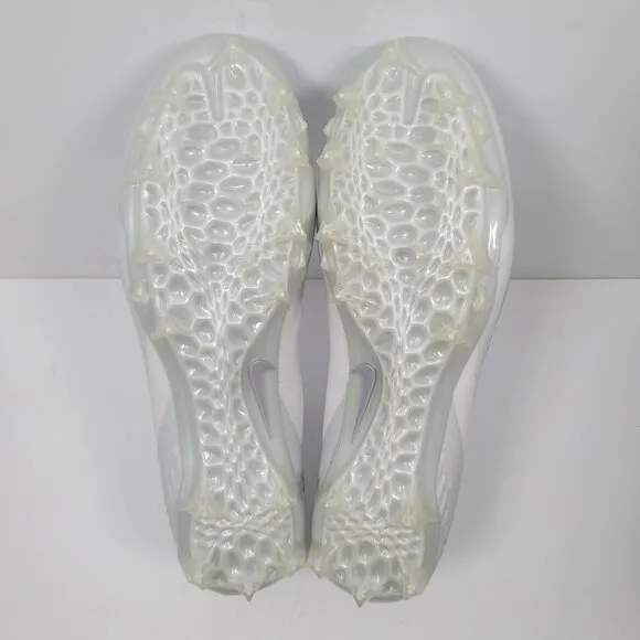 Nike Alpha Huarache 8 Pro Lax Men's White Cleats CW4439-110 US Size 10.5 NWB