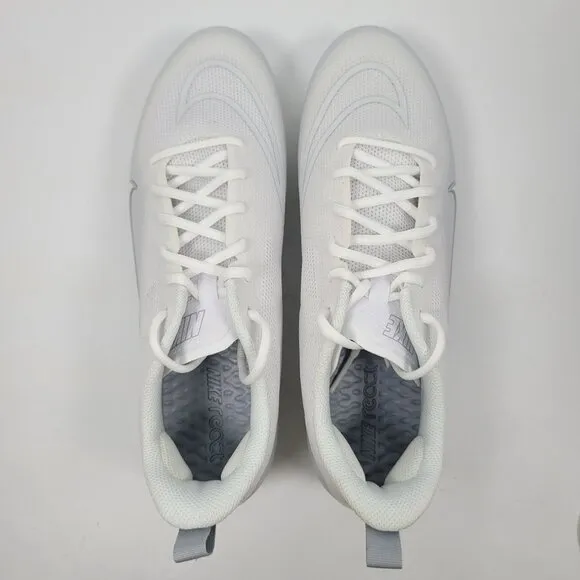 Nike Alpha Huarache 8 Pro Lax Men's White Cleats CW4439-110 US Size 10.5 NWB