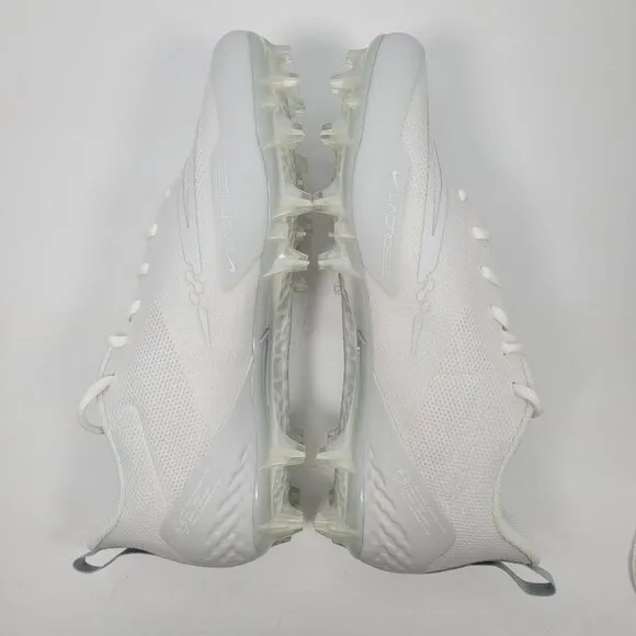 Nike Alpha Huarache 8 Pro Lax Men's White Cleats CW4439-110 US Size 10.5 NWB