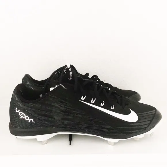 Nike Baseball Lunar Vapor Black Cleats Athletic Men’s Shoes Size 14 NEW w/o Box